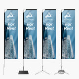 Centurion/Supreme MED double sided. Rectangle Feather Flag