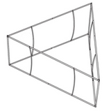 8' HANGING TRIANGULAR BANNER